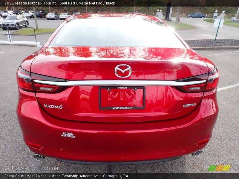 Soul Red Crystal Metallic / Black 2021 Mazda Mazda6 Touring