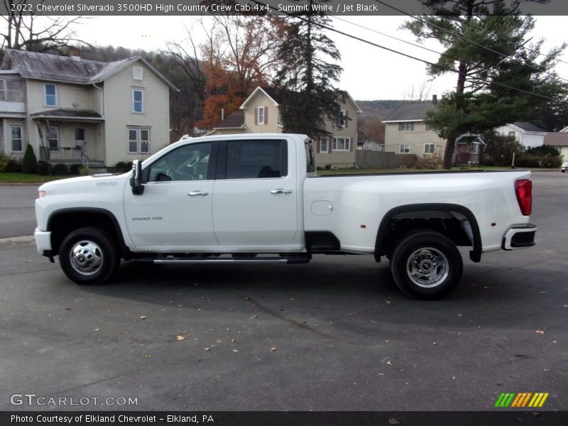 Summit White / Jet Black 2022 Chevrolet Silverado 3500HD High Country Crew Cab 4x4