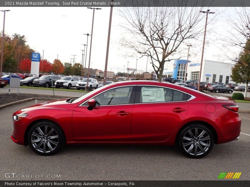 Soul Red Crystal Metallic / Black 2021 Mazda Mazda6 Touring