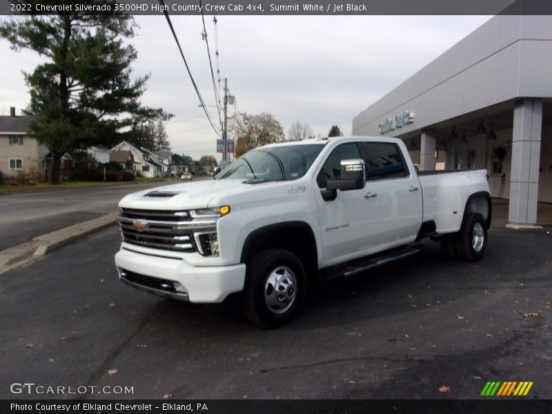 Summit White / Jet Black 2022 Chevrolet Silverado 3500HD High Country Crew Cab 4x4