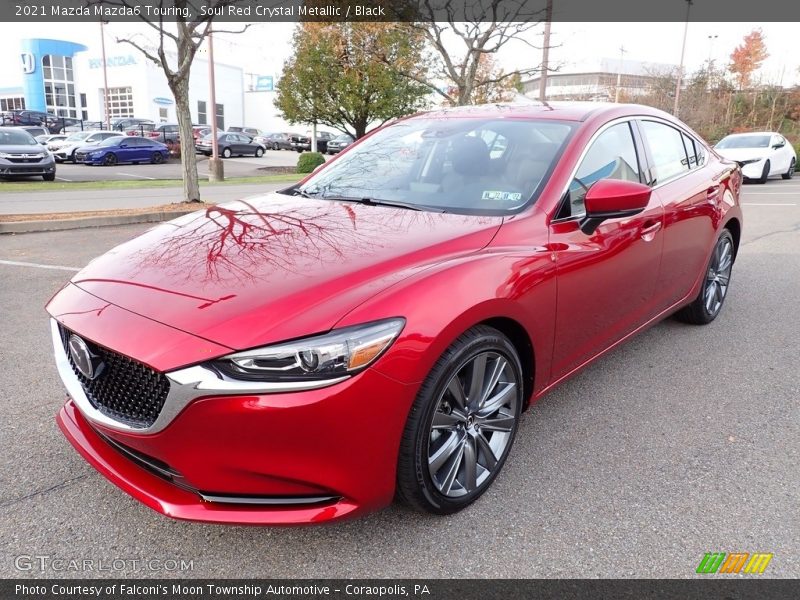 Soul Red Crystal Metallic / Black 2021 Mazda Mazda6 Touring