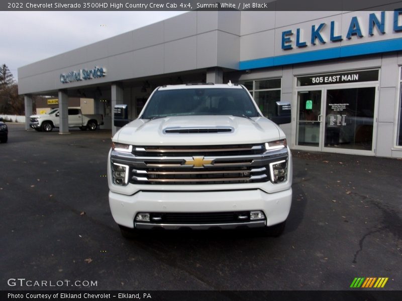 Summit White / Jet Black 2022 Chevrolet Silverado 3500HD High Country Crew Cab 4x4