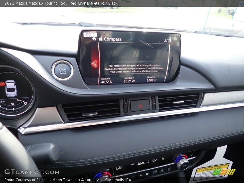 Soul Red Crystal Metallic / Black 2021 Mazda Mazda6 Touring