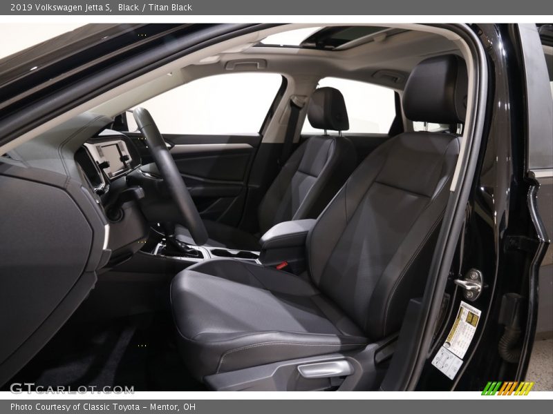 Front Seat of 2019 Jetta S