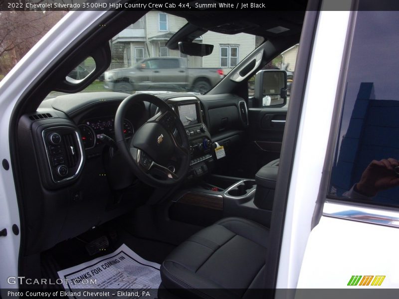 Summit White / Jet Black 2022 Chevrolet Silverado 3500HD High Country Crew Cab 4x4