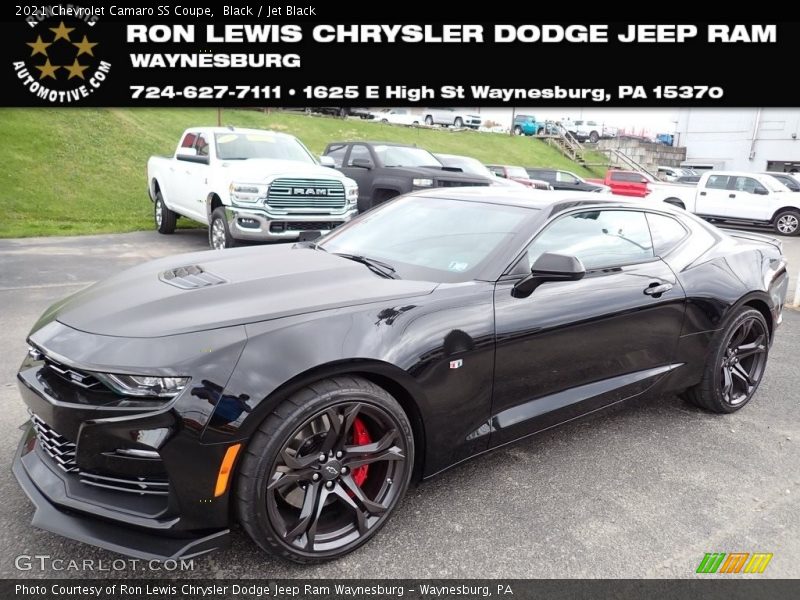 Black / Jet Black 2021 Chevrolet Camaro SS Coupe