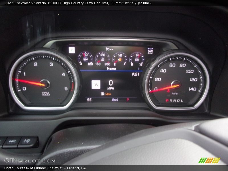 Summit White / Jet Black 2022 Chevrolet Silverado 3500HD High Country Crew Cab 4x4