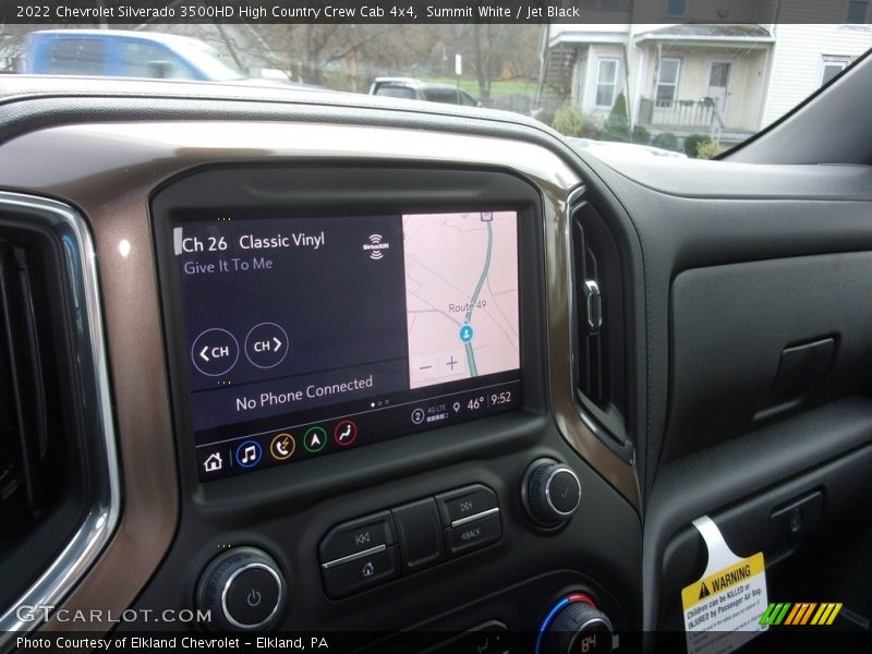 Summit White / Jet Black 2022 Chevrolet Silverado 3500HD High Country Crew Cab 4x4