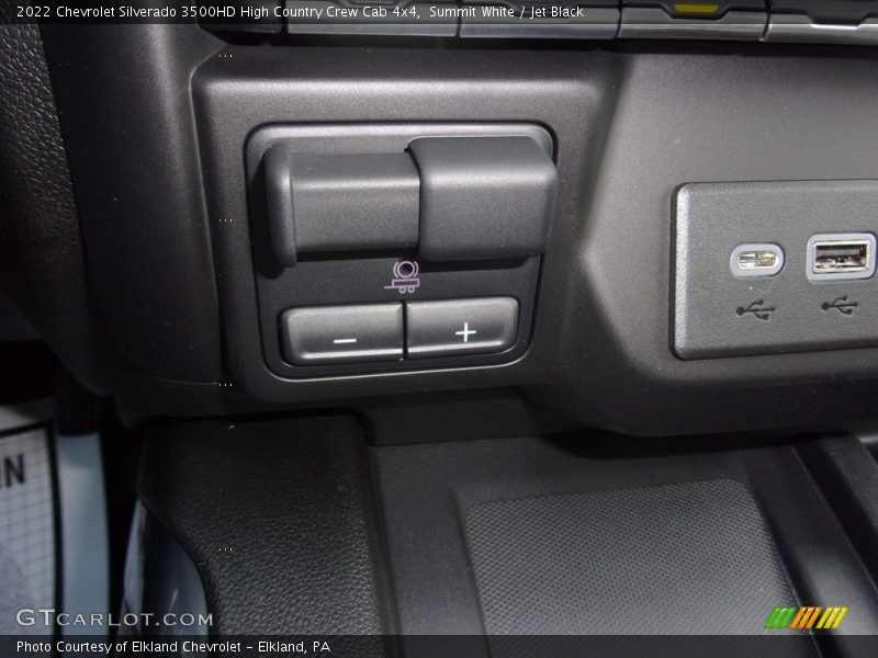 Summit White / Jet Black 2022 Chevrolet Silverado 3500HD High Country Crew Cab 4x4