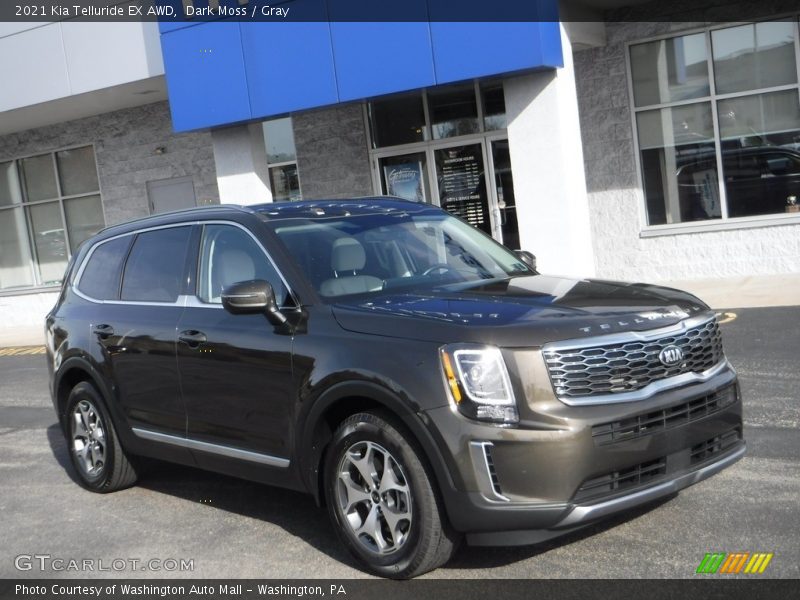 Dark Moss / Gray 2021 Kia Telluride EX AWD