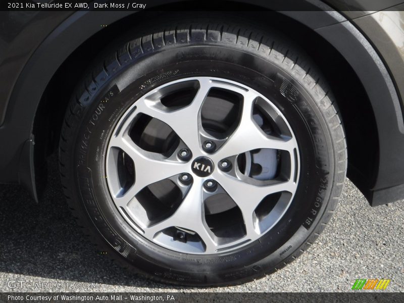 Dark Moss / Gray 2021 Kia Telluride EX AWD