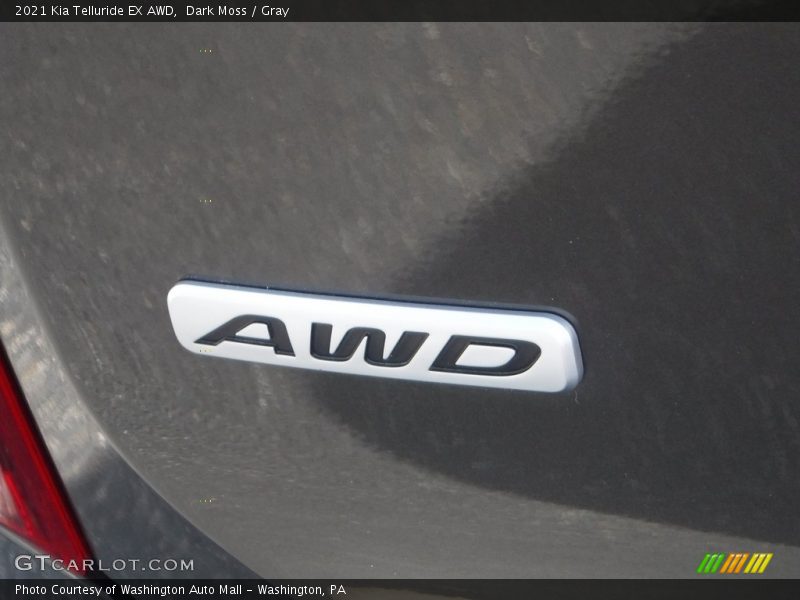 Dark Moss / Gray 2021 Kia Telluride EX AWD
