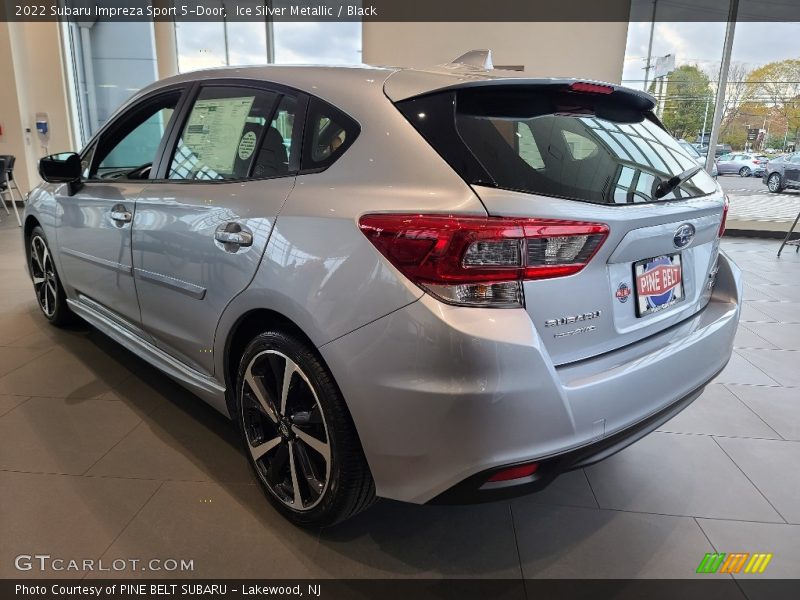 Ice Silver Metallic / Black 2022 Subaru Impreza Sport 5-Door