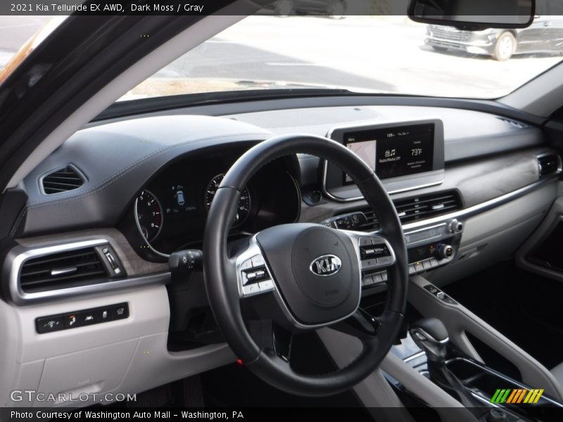 Dark Moss / Gray 2021 Kia Telluride EX AWD