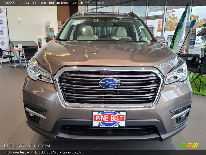 Brilliant Bronze Metallic / Warm Ivory 2022 Subaru Ascent Limited