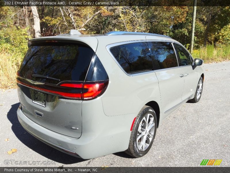 Ceramic Gray / Caramel/Black 2021 Chrysler Pacifica Pinnacle AWD
