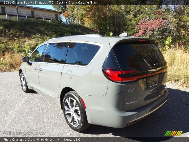 Ceramic Gray / Caramel/Black 2021 Chrysler Pacifica Pinnacle AWD