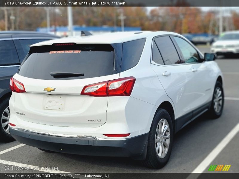 Summit White / Jet Black/Cinnamon 2019 Chevrolet Equinox LT AWD