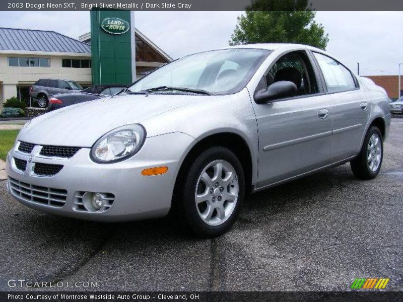 Bright Silver Metallic / Dark Slate Gray 2003 Dodge Neon SXT