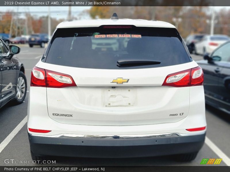 Summit White / Jet Black/Cinnamon 2019 Chevrolet Equinox LT AWD