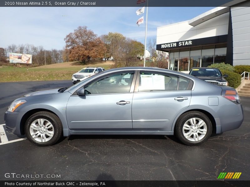 Ocean Gray / Charcoal 2010 Nissan Altima 2.5 S