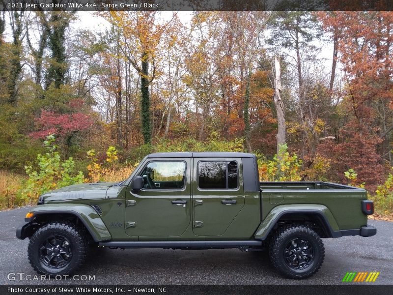 Sarge Green / Black 2021 Jeep Gladiator Willys 4x4