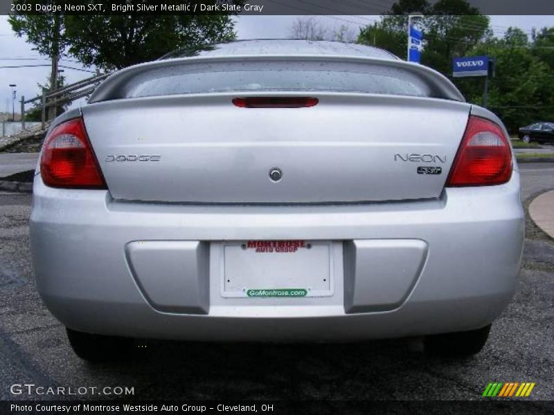 Bright Silver Metallic / Dark Slate Gray 2003 Dodge Neon SXT