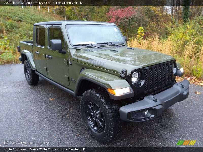 Front 3/4 View of 2021 Gladiator Willys 4x4