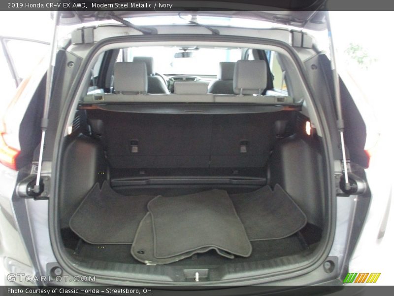 Modern Steel Metallic / Ivory 2019 Honda CR-V EX AWD