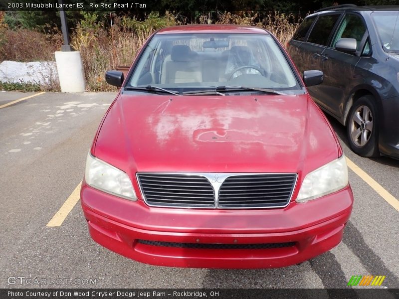 Rio Red Pearl / Tan 2003 Mitsubishi Lancer ES