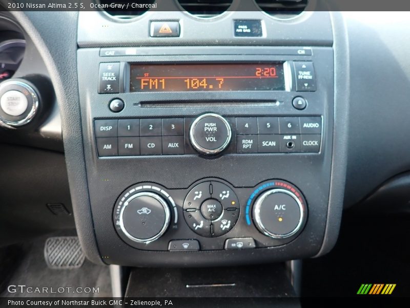 Ocean Gray / Charcoal 2010 Nissan Altima 2.5 S