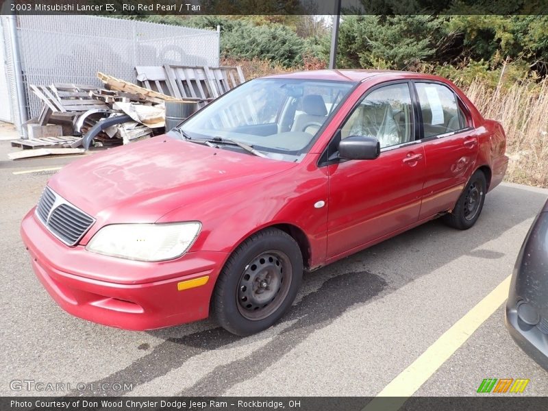 Rio Red Pearl / Tan 2003 Mitsubishi Lancer ES