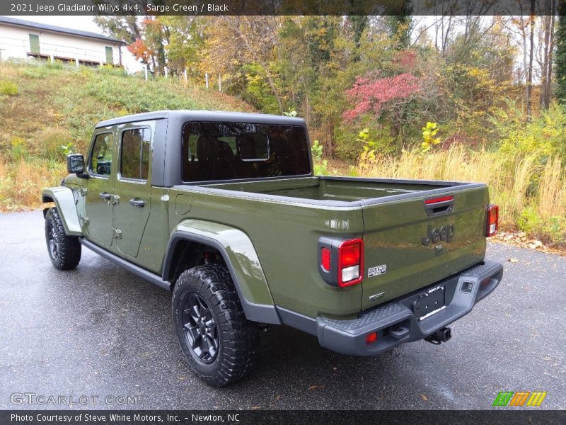 Sarge Green / Black 2021 Jeep Gladiator Willys 4x4