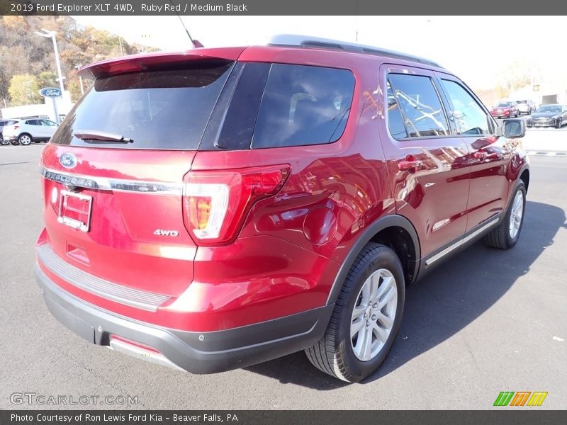 Ruby Red / Medium Black 2019 Ford Explorer XLT 4WD