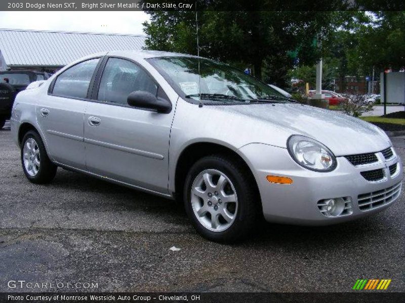 Bright Silver Metallic / Dark Slate Gray 2003 Dodge Neon SXT