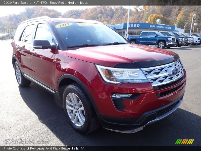 Ruby Red / Medium Black 2019 Ford Explorer XLT 4WD