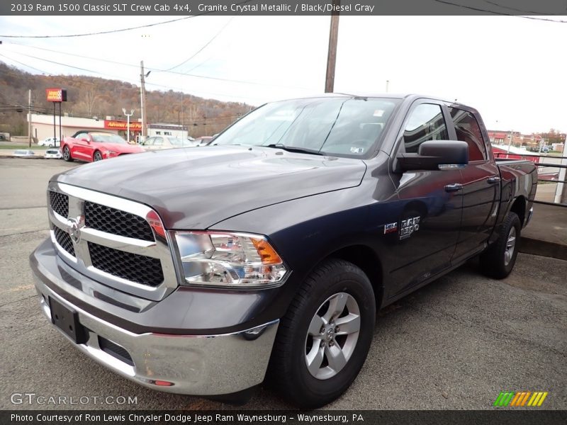 Granite Crystal Metallic / Black/Diesel Gray 2019 Ram 1500 Classic SLT Crew Cab 4x4