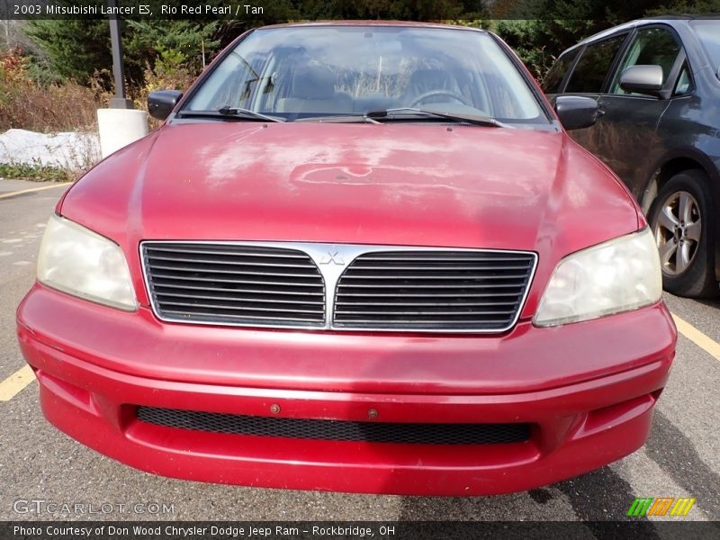 Rio Red Pearl / Tan 2003 Mitsubishi Lancer ES