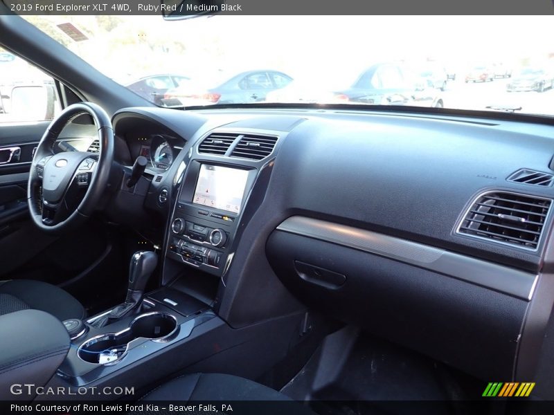 Ruby Red / Medium Black 2019 Ford Explorer XLT 4WD