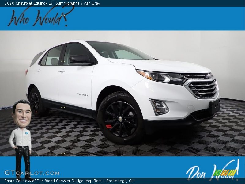 Summit White / Ash Gray 2020 Chevrolet Equinox LS