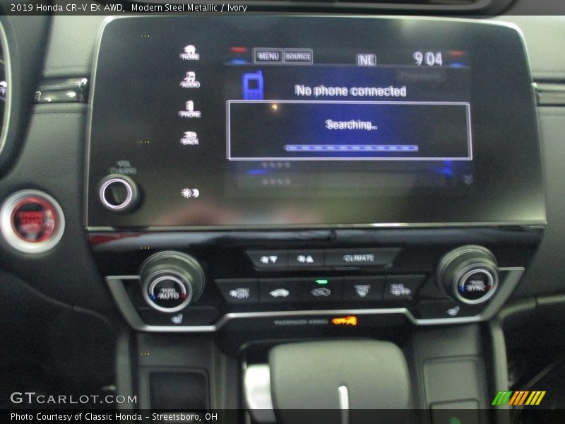Modern Steel Metallic / Ivory 2019 Honda CR-V EX AWD