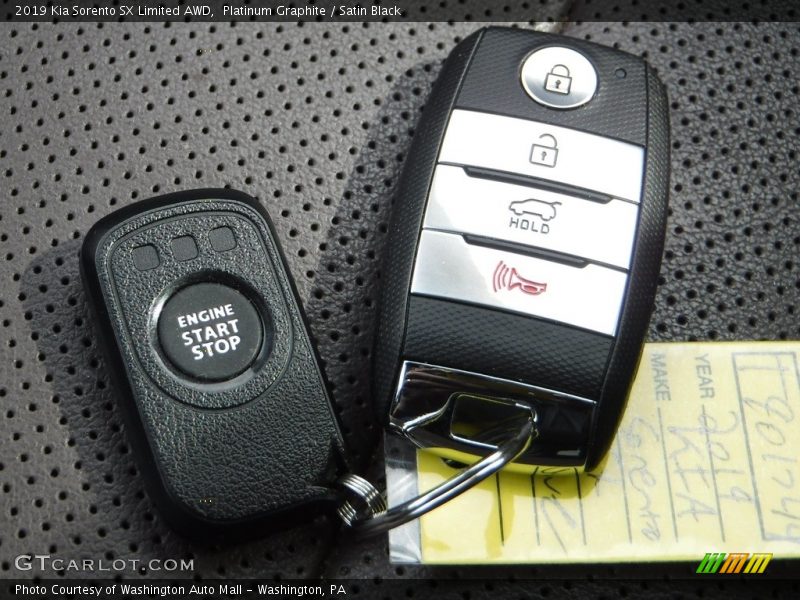 Platinum Graphite / Satin Black 2019 Kia Sorento SX Limited AWD