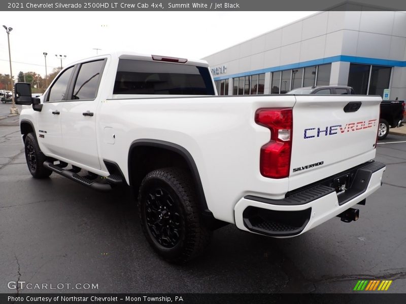 Summit White / Jet Black 2021 Chevrolet Silverado 2500HD LT Crew Cab 4x4