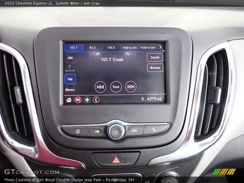 Summit White / Ash Gray 2020 Chevrolet Equinox LS