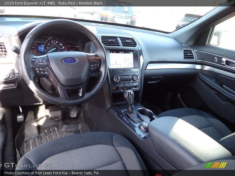 Ruby Red / Medium Black 2019 Ford Explorer XLT 4WD
