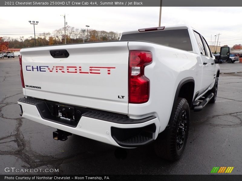 Summit White / Jet Black 2021 Chevrolet Silverado 2500HD LT Crew Cab 4x4