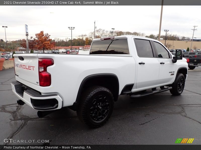 Summit White / Jet Black 2021 Chevrolet Silverado 2500HD LT Crew Cab 4x4