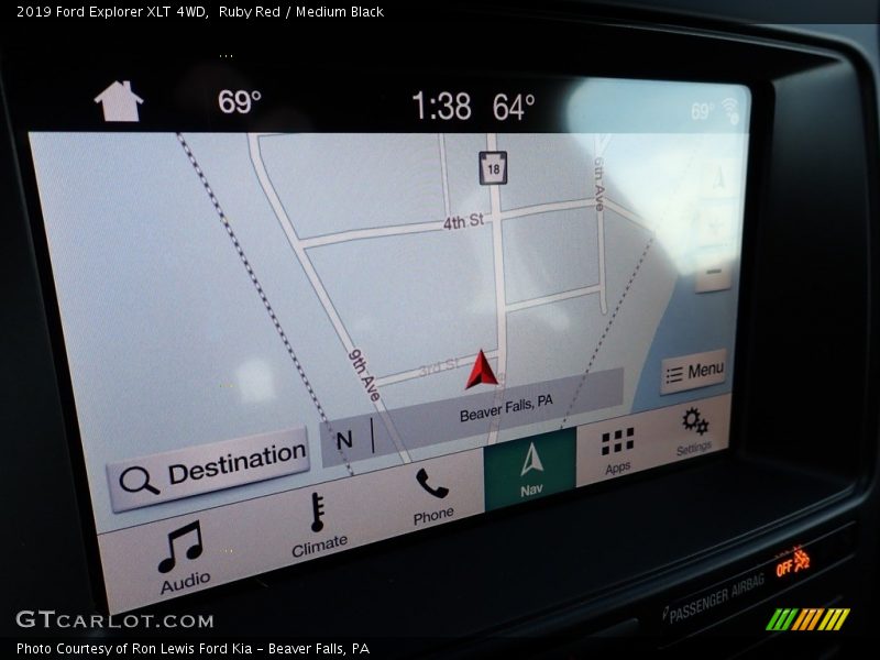 Ruby Red / Medium Black 2019 Ford Explorer XLT 4WD