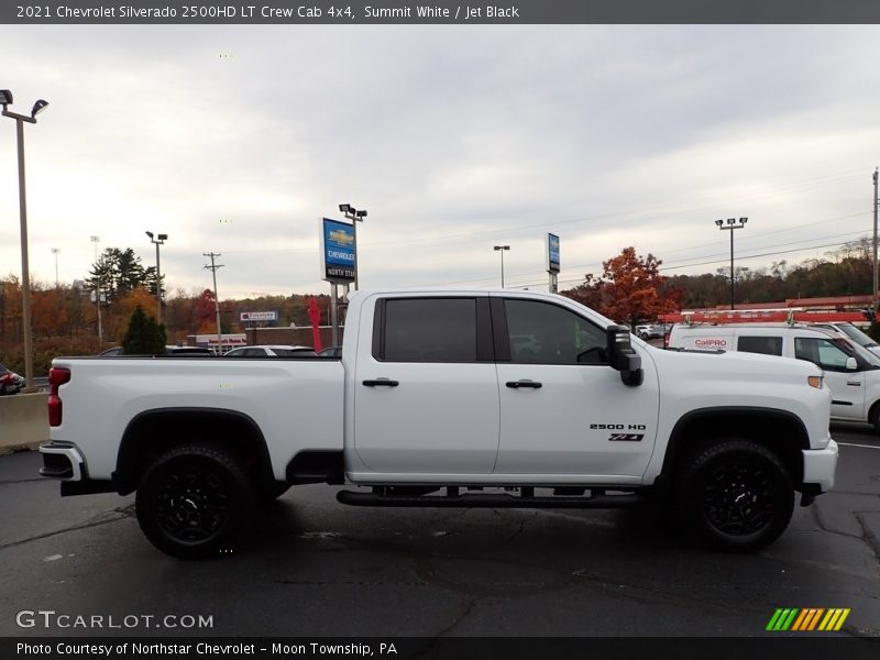 Summit White / Jet Black 2021 Chevrolet Silverado 2500HD LT Crew Cab 4x4