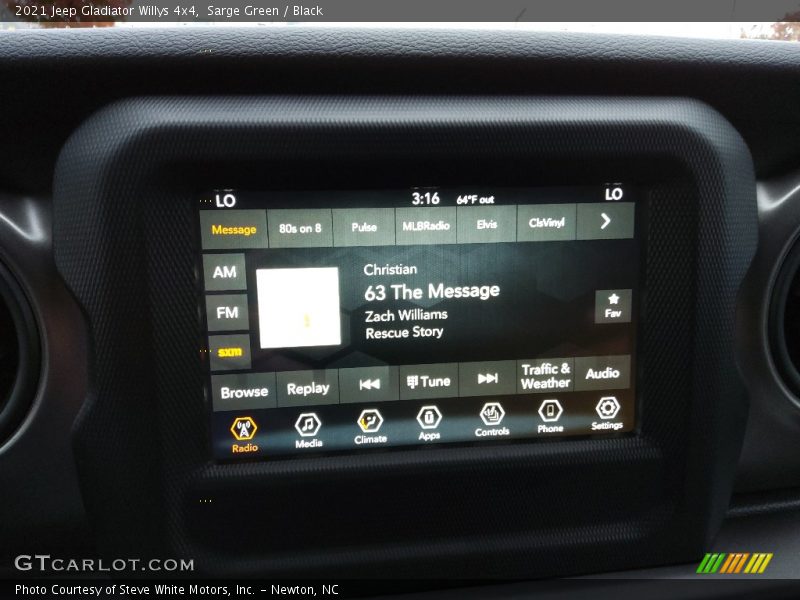 Sarge Green / Black 2021 Jeep Gladiator Willys 4x4